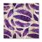 Designart - Ethnic VIolet Feathers - Bohemian & Eclectic Print on Natural Pine Wood